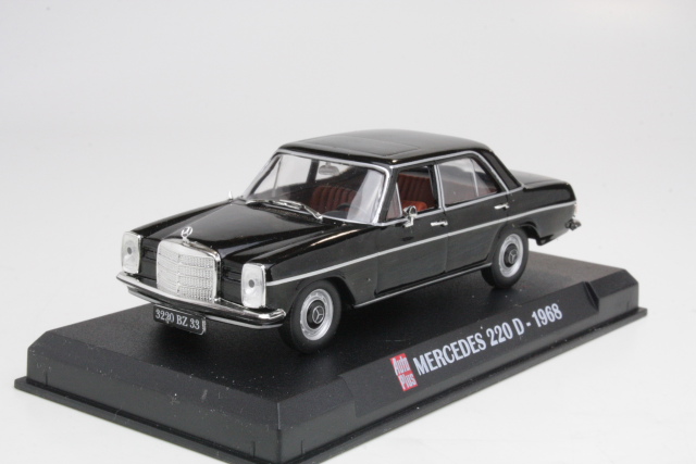 Mercedes 220D (w115) 1968, musta - Sulje napsauttamalla kuva