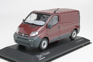 Opel Vivaro 2001, tummanpunainen - Sulje napsauttamalla kuva