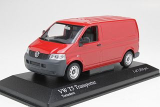 VW T5 Transporter 2003, punainen - Sulje napsauttamalla kuva