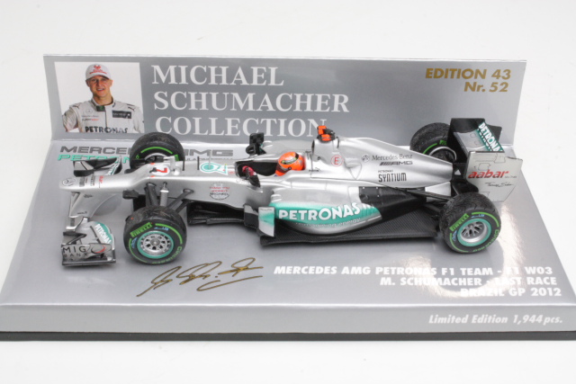 Mercedes AMG W03, Brazil GP 2012, M.Schumacher "Last Race"