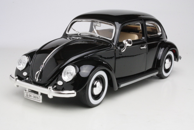 VW Kupla 1955, musta - Sulje napsauttamalla kuva