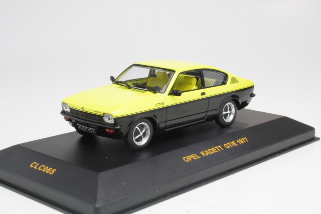 Opel Kadett C GT/E 1977, keltainen/musta - Sulje napsauttamalla kuva