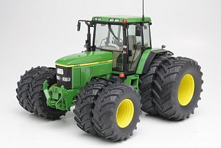 John Deere 7810 + Paripyörät, vihreä - Sulje napsauttamalla kuva