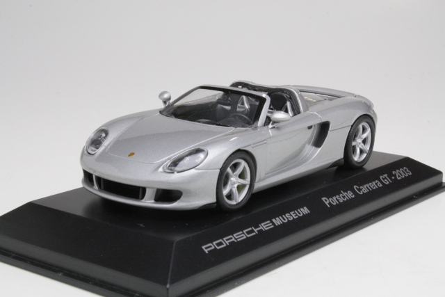 Porsche Carrera GT 2003, hopea - Sulje napsauttamalla kuva