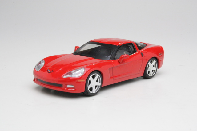 Chevrolet Corvette C6 Z51 2005, punainen - Sulje napsauttamalla kuva