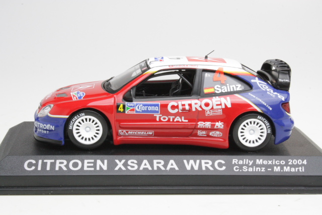 Citroen Xsara WRC, Mexico 2004, C.Sainz, no.4 - Sulje napsauttamalla kuva