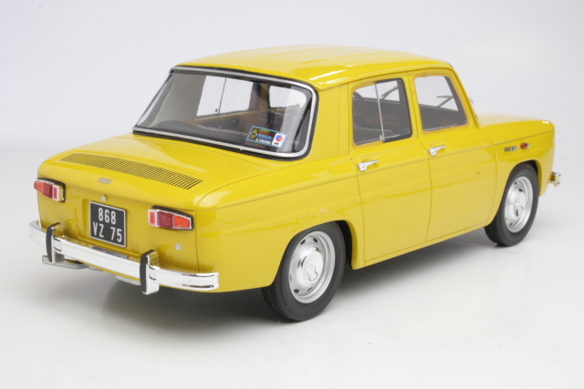 Renault 8S 1967, keltainen - Sulje napsauttamalla kuva