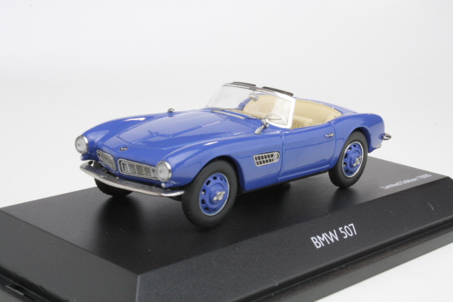 BMW 507 Roadster, sininen - Sulje napsauttamalla kuva