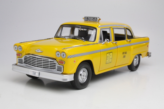 Checker Taxi 1977, keltainen - Sulje napsauttamalla kuva