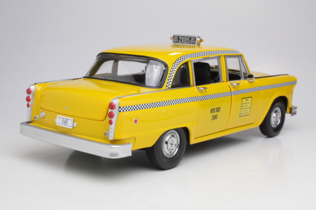 Checker Taxi 1977, keltainen - Sulje napsauttamalla kuva