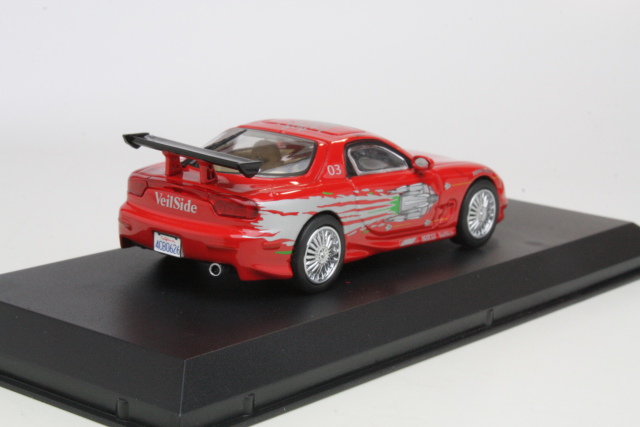 Mazda RX-7 1993, punainen - Sulje napsauttamalla kuva