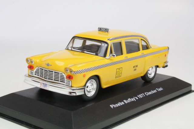 Checker Taxi 1977, keltainen - Sulje napsauttamalla kuva