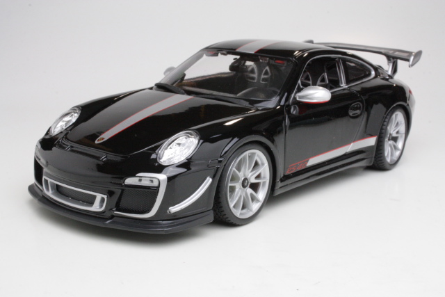 Porsche 911 GT3 RS 4.0, musta/hopea - Sulje napsauttamalla kuva
