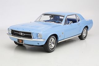 Ford Mustang Coupe 1967, blue "Lone Star" - Click Image to Close