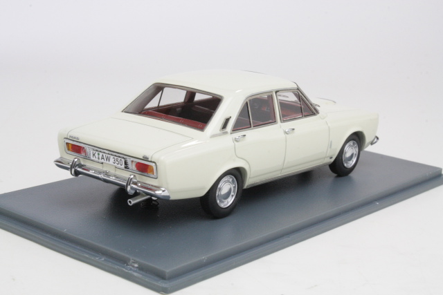 Ford Taunus P7a 20M 1968, valkoinen - Sulje napsauttamalla kuva