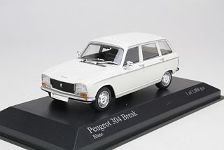 Peugeot 304 Break 1972, valkoinen - Sulje napsauttamalla kuva