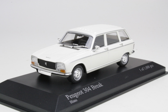 Peugeot 304 Break 1972, valkoinen
