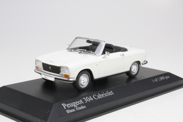 Peugeot 304 Cabriolet 1972, valkoinen