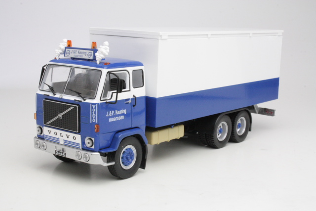 Volvo F88, sininen/valkoinen