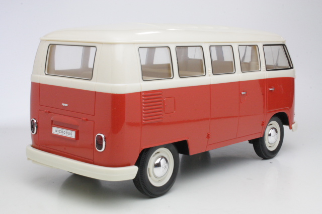 VW T1 Bus, punainen/valkoinen (R/C) - Sulje napsauttamalla kuva