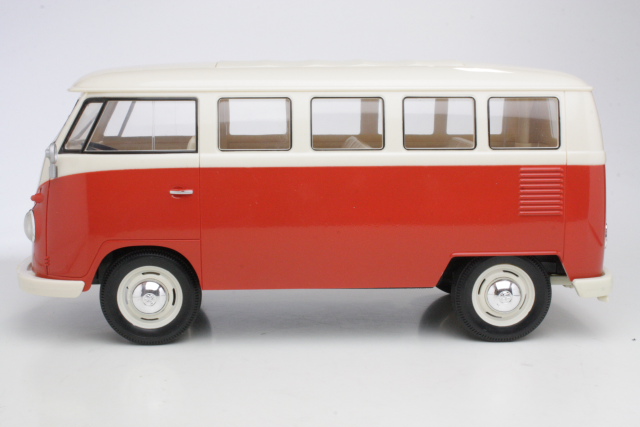 VW T1 Bus, punainen/valkoinen (R/C) - Sulje napsauttamalla kuva