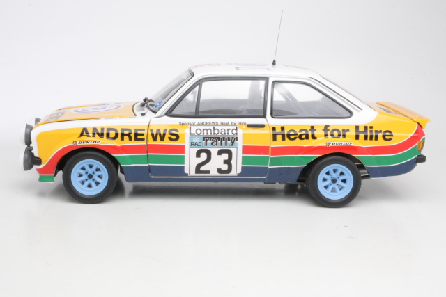 Ford Escort Mk2 RS1800, 3rd RAC 1977, R.Brookes, no.23 - Sulje napsauttamalla kuva