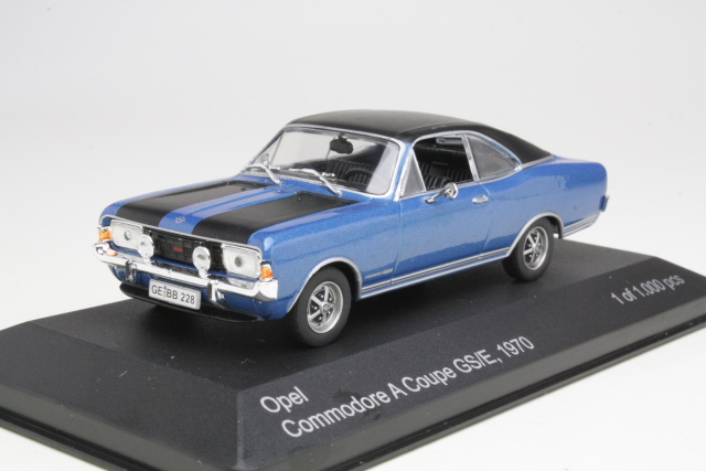 Opel Commodore A GS/E Coupe 1970, sininen/musta