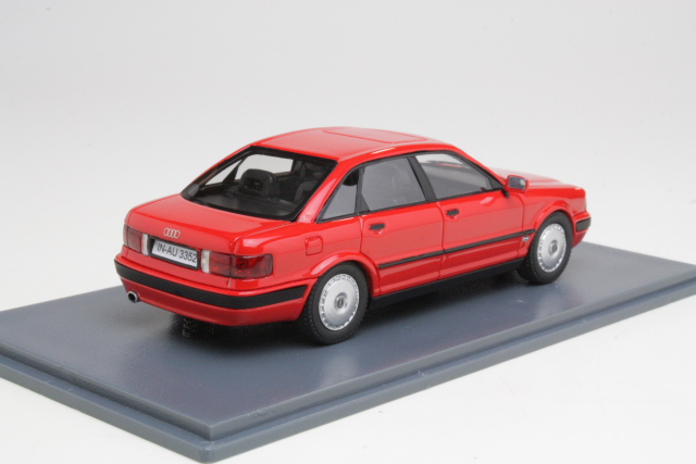 Audi 80 (B4) 1992, punainen