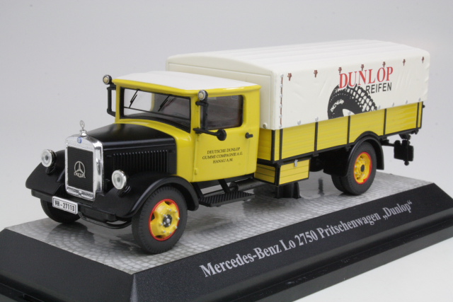 Mercedes LO2750 PP "Dunlop", keltainen/musta