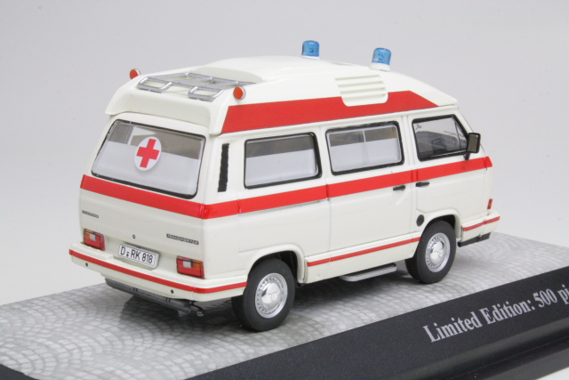 VW T3b Ambulanssi "Dehler Rotes Kreuz" - Sulje napsauttamalla kuva