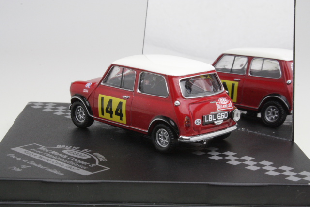 Mini Cooper S, Monte Carlo 1967, T.Mäkinen, no.144 - Sulje napsauttamalla kuva