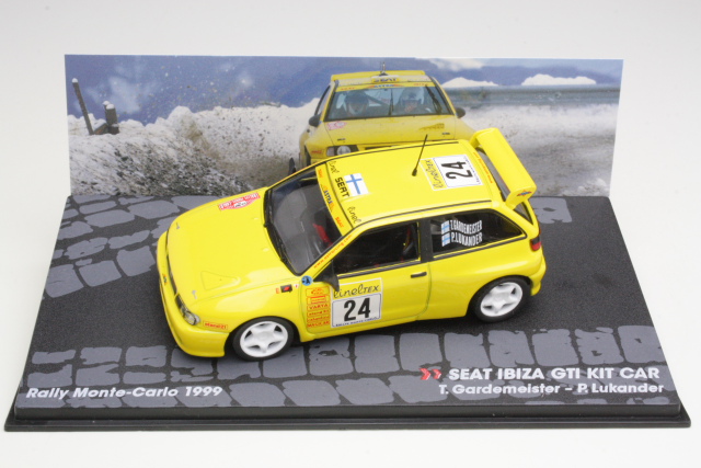 Seat Ibiza GTi Kit Car, Monte Carlo 1999, T.Gardemeister, no.24 - Sulje napsauttamalla kuva