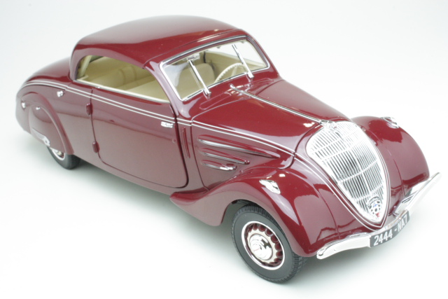 Peugeot 402 Eclipse 1937, punainen - Sulje napsauttamalla kuva