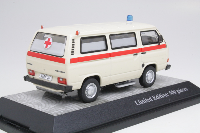 VW T3a Ambulanssi "Rotes Kreuz" - Sulje napsauttamalla kuva