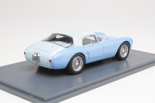 Maserati A6GCS Berlinetta Pininfarina 1953, vaaleansininen - Sulje napsauttamalla kuva