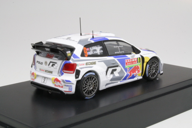 VW Polo R WRC, Monte Carlo 2014, Mikkelsen/Markkula, no.9 - Sulje napsauttamalla kuva