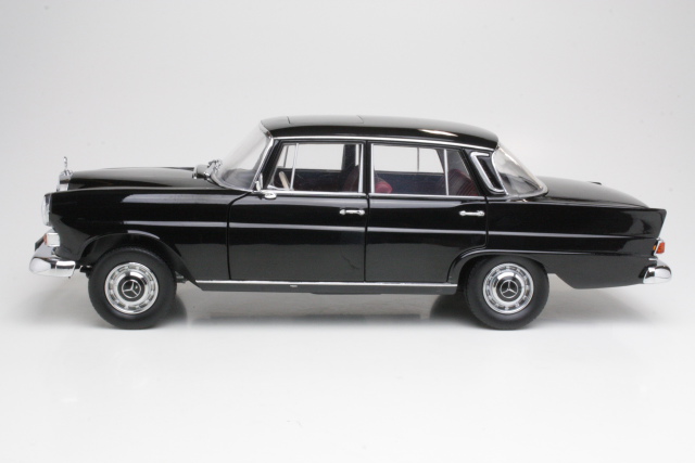 Mercedes 200 Limousine (w110) 1966, musta - Sulje napsauttamalla kuva