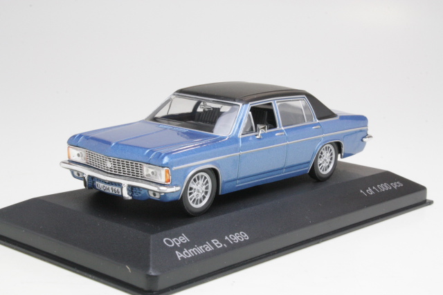 Opel Admiral B 1969, blue/black