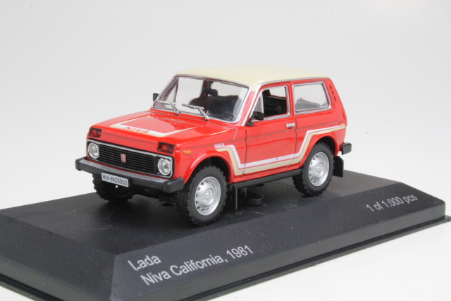 Lada Niva California 1981, punainen - Sulje napsauttamalla kuva