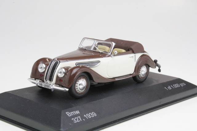 BMW 327 Convertible 1939, ruskea/beige - Sulje napsauttamalla kuva