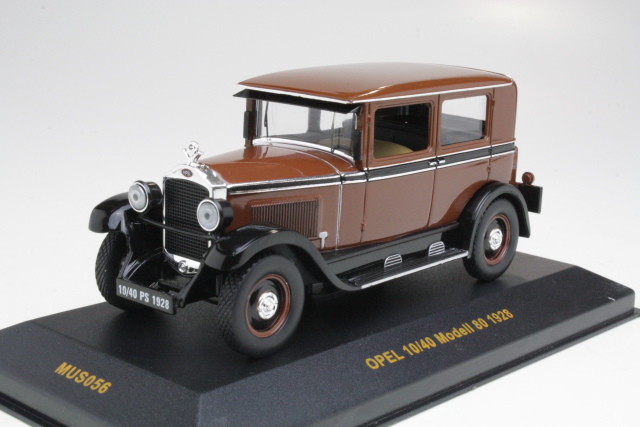 Opel 10/40 Modell 80 1928, ruskea - Sulje napsauttamalla kuva