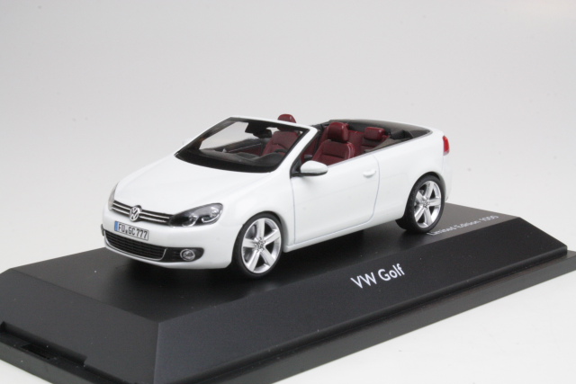 VW Golf 6 Cabriolet, white