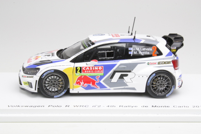 VW Polo R WRC, 5th Monte Carlo 2014, J-M.Latvala, no.2 - Sulje napsauttamalla kuva