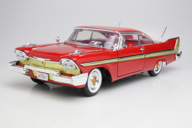 Plymouth Fury 1958, red/white