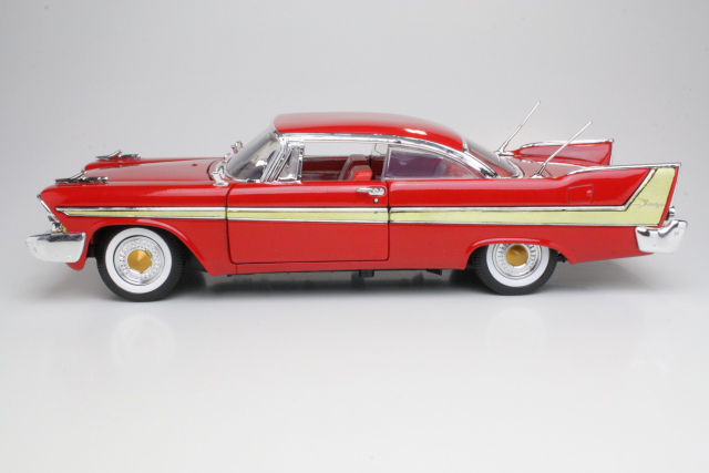 Plymouth Fury 1958, punainen/valkoinen - Sulje napsauttamalla kuva