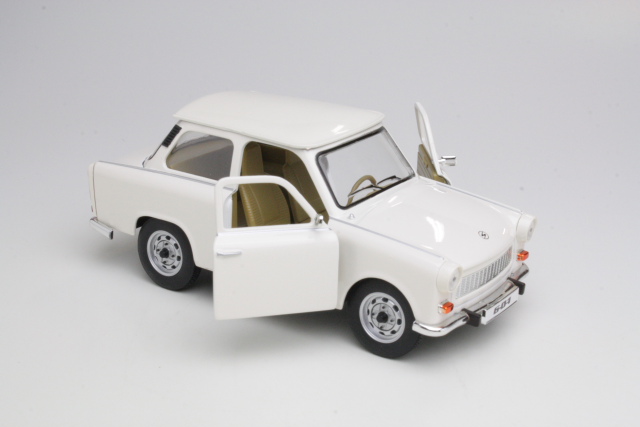 Trabant 601 1963, kermanvalkoinen - Sulje napsauttamalla kuva