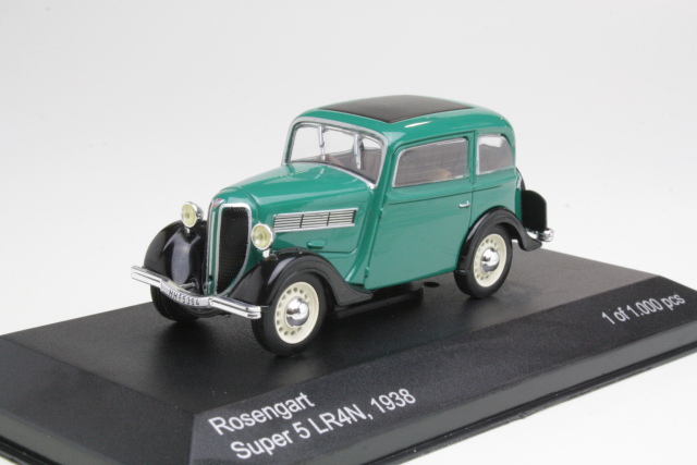 Rosengart Super 5 LR4N 1938, vihreä/musta - Sulje napsauttamalla kuva