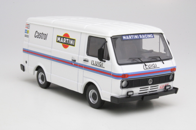 VW LT28-a "Martini" + Autotraileri - Sulje napsauttamalla kuva