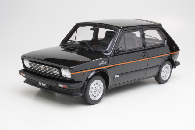 Fiat 127 Sport 70HP 1982, musta - Sulje napsauttamalla kuva