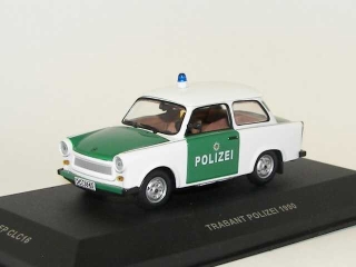 Trabant 601 Polizei 1990, valkoinen/vihreä